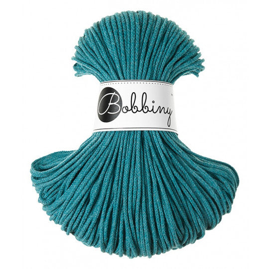 Teal 3mm Bobbiny Crochet Cord Skein