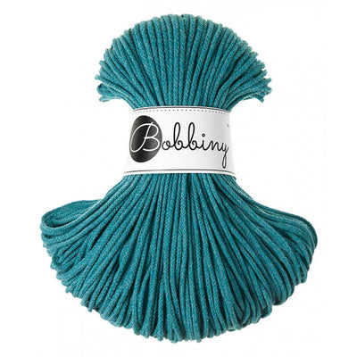 Teal 3mm Bobbiny Crochet Cord Skein
