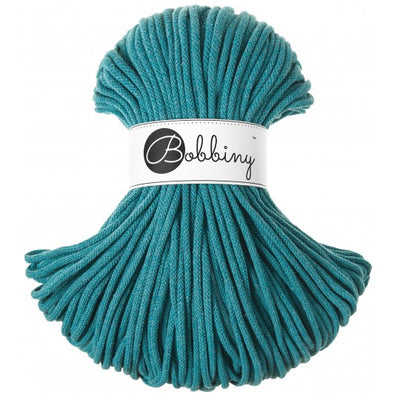 Teal 5mm Bobbiny Crochet Cord Skein