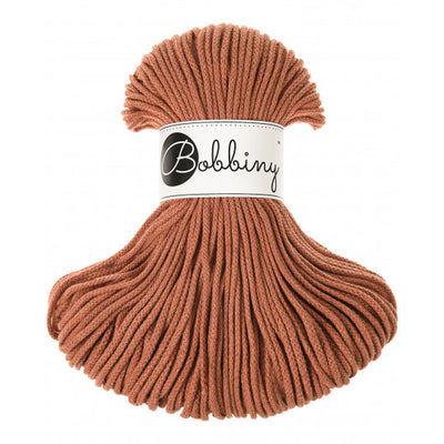 Terracotta 3mm Bobbiny Crochet Cord Skein