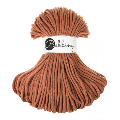 Terracotta 5mm Bobbiny Crochet Cord Skein